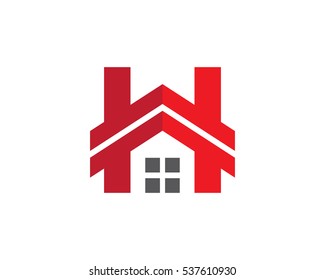H Letter Property Logo Template