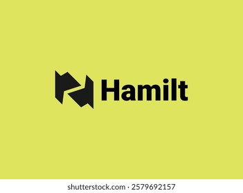 H letter with real estate logo concept.