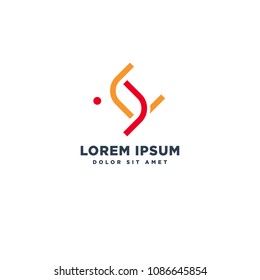 h letter rotate vector logo design