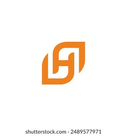 H letter simple logo. Dynamic vector icon line style