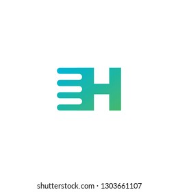 H Letter In Speed
