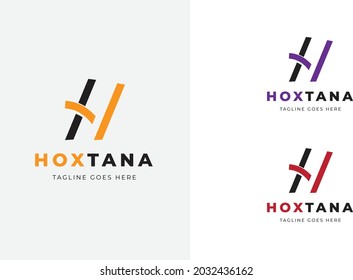 H and Letter T Logo Concepts Creative Clean Simple logo for Company Brand and Business