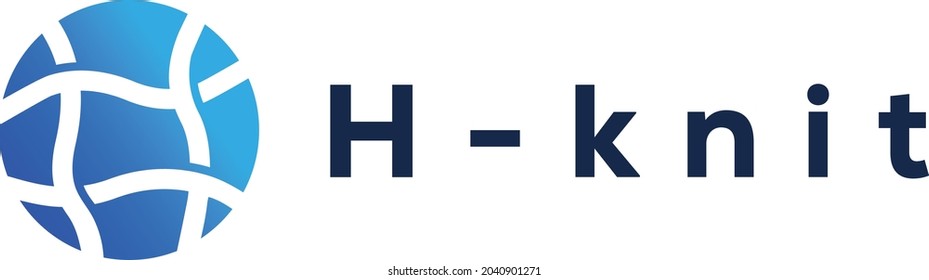 Diseño del logotipo de texto para letras H