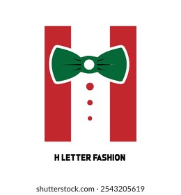 H Letter Tie Fashion logo Modern Brand.