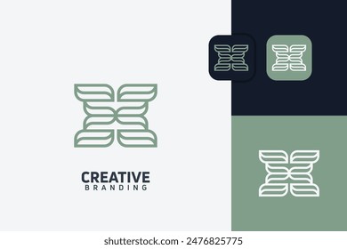 H Letter trademark brand logo