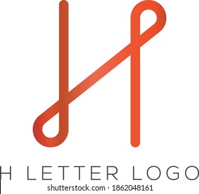 H letter unique vector logo design icon, sign, symbol