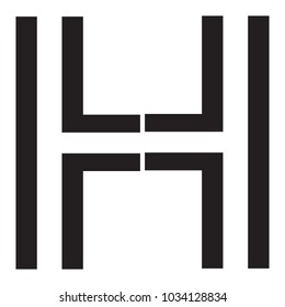 H letter vector logo