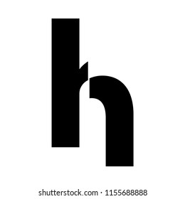 h letter vector logo