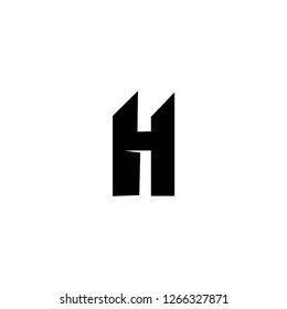 h letter vector logo