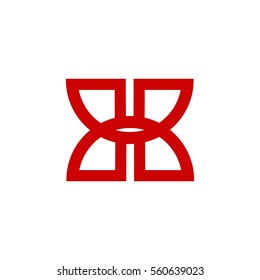 h letter vector logo