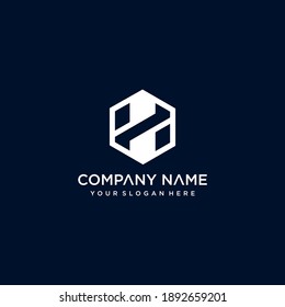 h letter vector logo abstract template