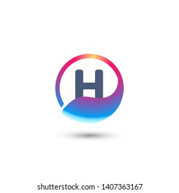 H LETTER VECTOR LOGO APHABET ICON