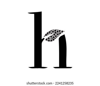 h letter vector logo design