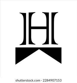 h letter vector logo design icon symbol to name company creative