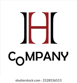 H LETRA VETOR DESIGN DE LOGOTIPO CRIATIVO PARA A EMPRESA