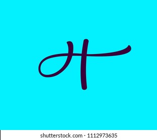 H Lettering Logo