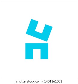 H letters creative logo icon for company
