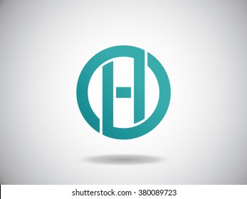 H letters vector logo