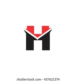 h logo