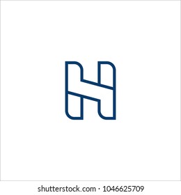 h logo design