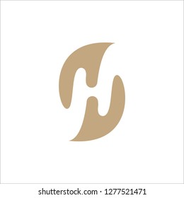 h logo design