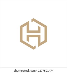 h logo design