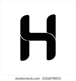 H LOGO DESIGN, H DESIGN LOGO, H BLACK H LOGO DESIGN,