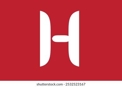 H-Logo-Design für Marke, einzigartiges Design
