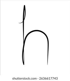 H h logo design for business. Initial letter modern design for company business brand, simple minimal typography. Logo for invitation wedding and party.
