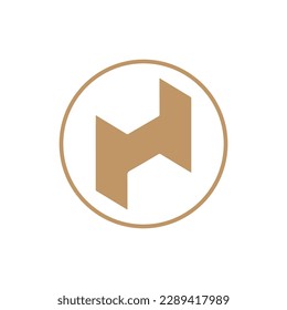 h Logo-Design leicht einprägbares h-Symbol a6