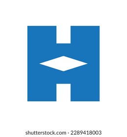 h Logo-Design leicht einprägbares h-Symbol