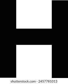 H diseño de logotipo eps 10