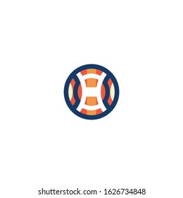 H logo design. initial letter H logo design full colour for your company or business
