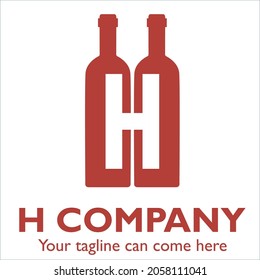 Diseño del logotipo H en el tema Bar y Nightclub