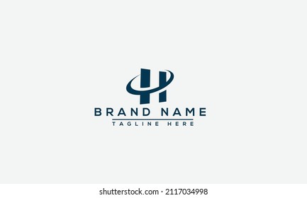 H Logo Design Template Vector Graphic Branding Element.