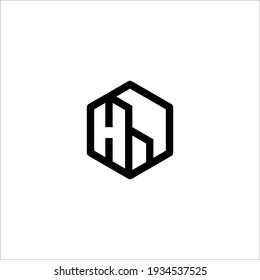 H logo design vector sign