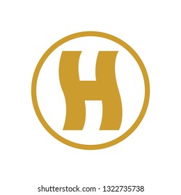 H logo design vector template. Creative and minimalist template. Vector EPS 10.