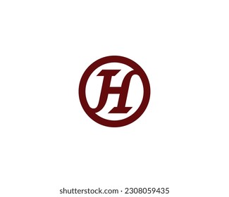 H Logo design vector template