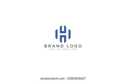 H logo design vector template design for brand