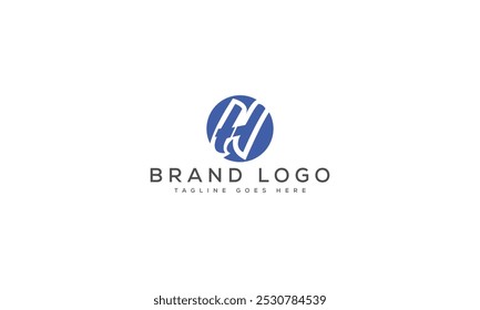 H logo design vector template design for brand