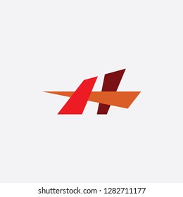 h logo element letter icon symbol vector