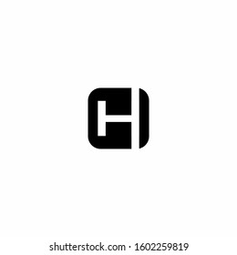 H logo icon design template elements