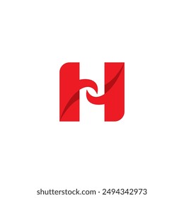 H Logo Icon Vector. Letter H Logo Symbol