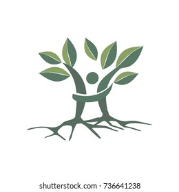 H logo initial letter design template vector as abstract leaf figure
