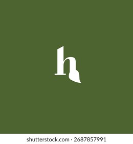 Das "H"-Logo mit seiner blattförmigen Spitze ruft ein natürliches, gesundes und organisches Gefühl hervor. Dieses Blattelement symbolisiert Natur, Frische und Leben und stärkt die Identität der Marke als natürlicher Öko-Freund