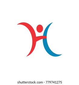 H logo letter