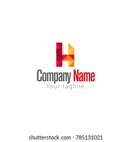 H LOGO LETTER TEMPLATE 