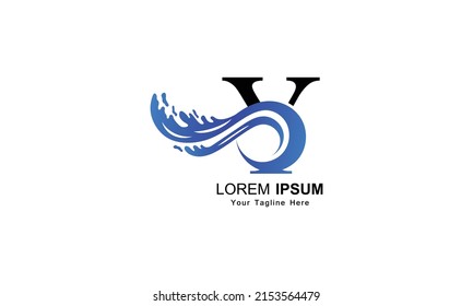 H logo, Letter H logo with wave design vector