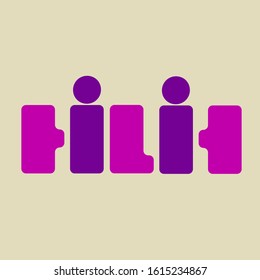 H logo simple vector soft color