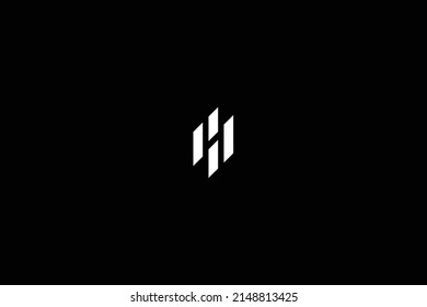 H Logo Symbol Minimal Design